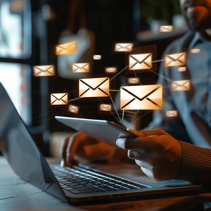 Email marketing illustration